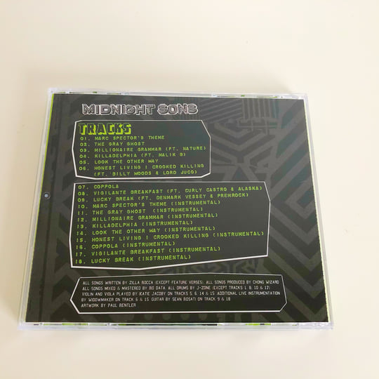 Zilla Rocca & Chong Wizard - Midnight Sons (CD)