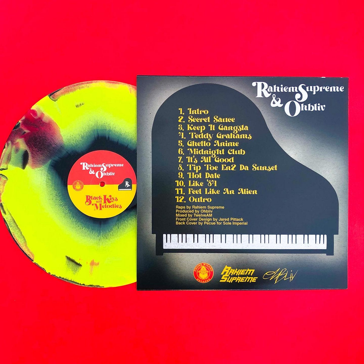 Rahiem Supreme & Ohbliv - Black Keys Wit Melodies (vinyl)