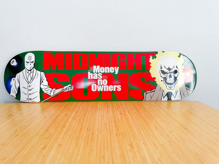 Midnight Sons - Money Has No Owners (Skate Deck)