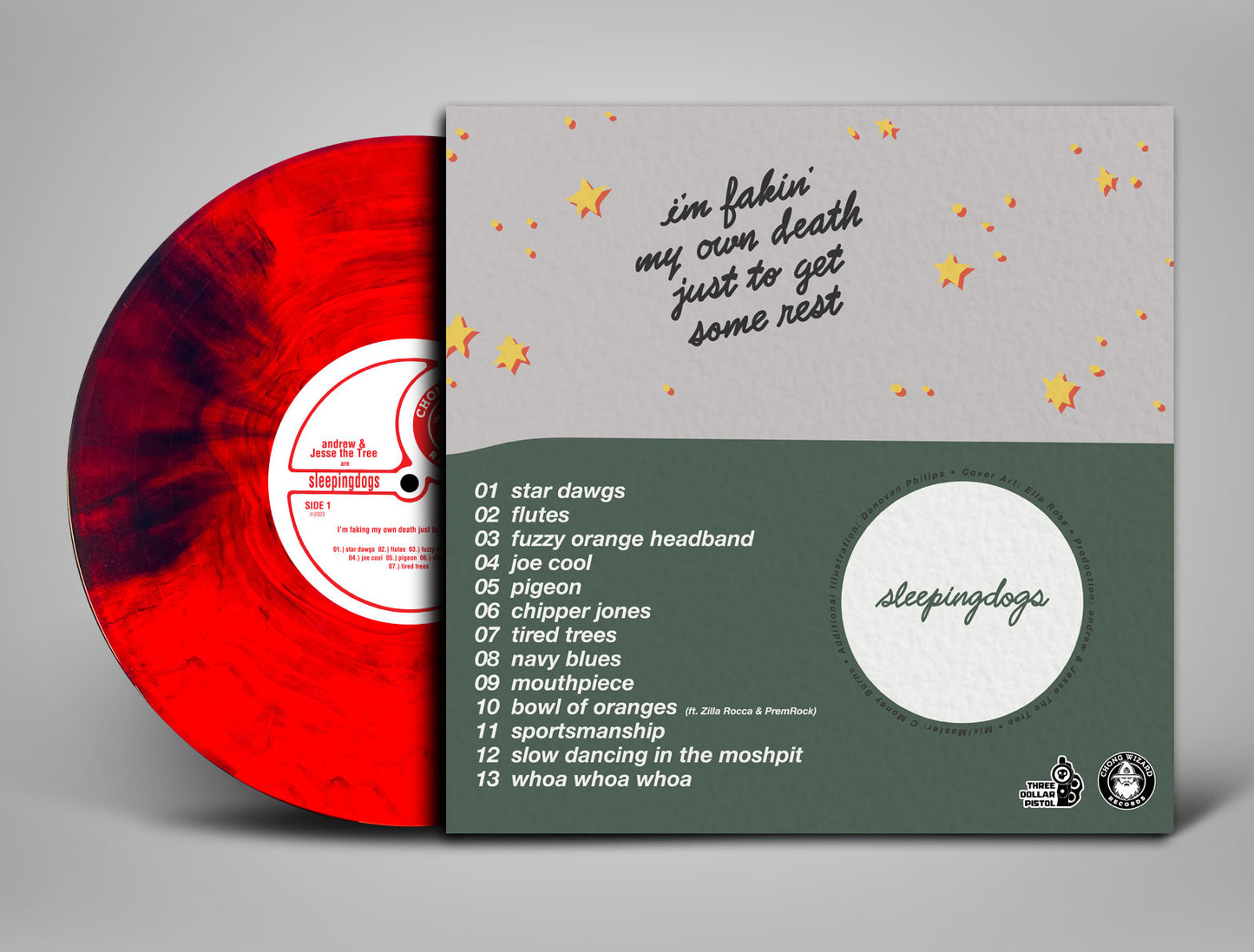 sleepingsdogs - I'm fakin' my own death just to get some rest (vinyl)