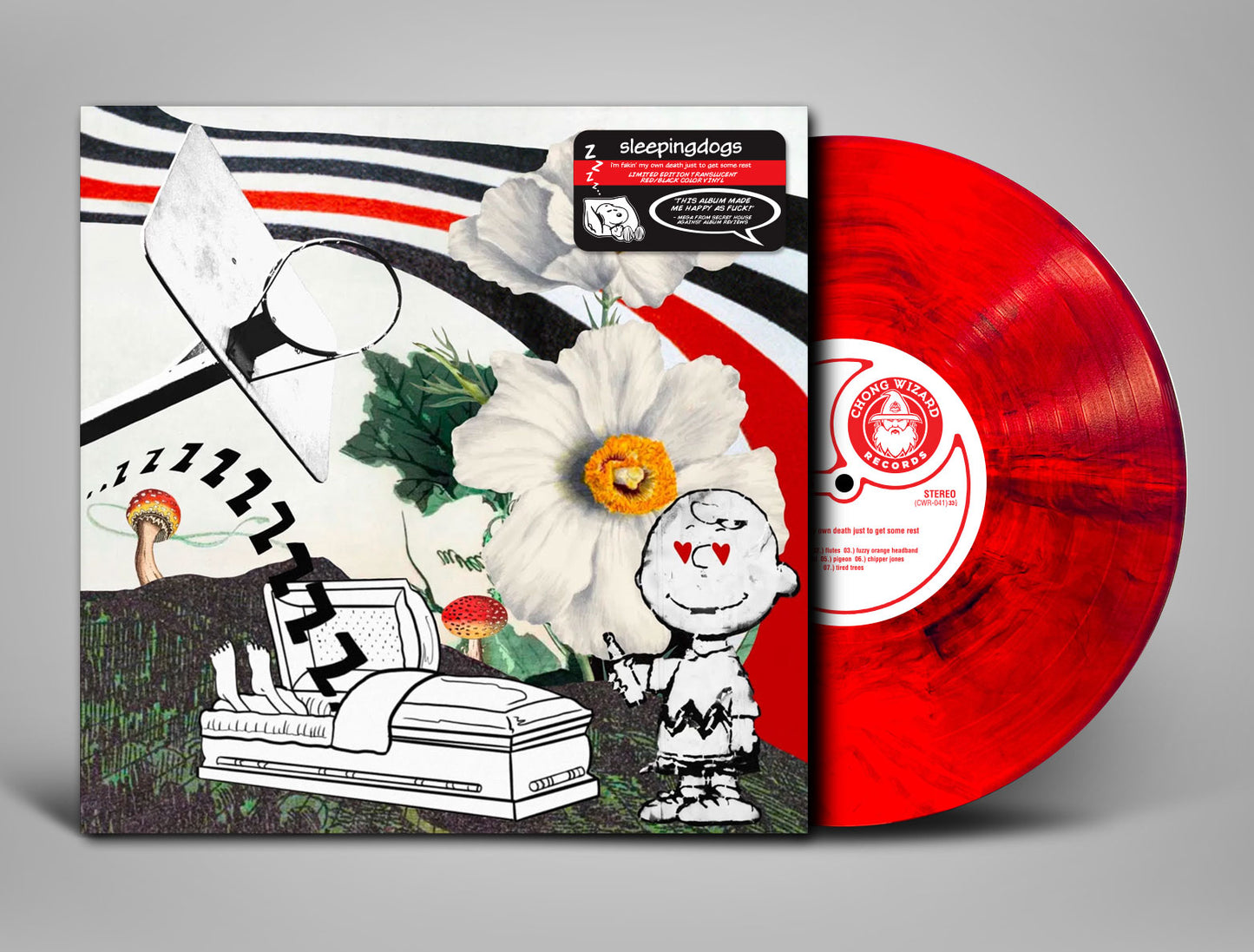 sleepingsdogs - I'm fakin' my own death just to get some rest (vinyl)