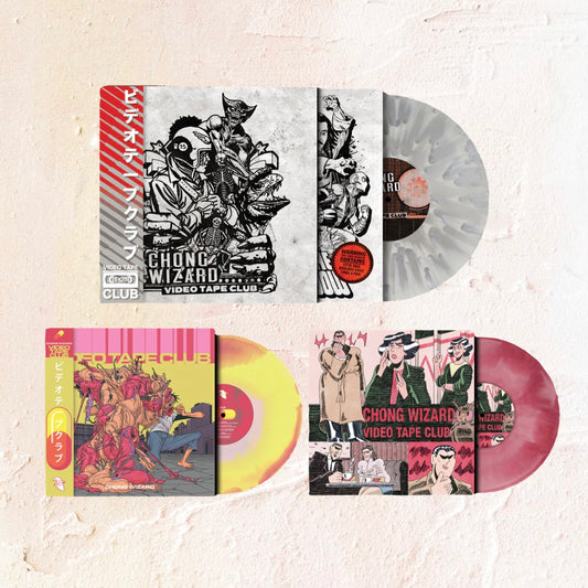 Chong Wizard - VIDEO TAPE CLUB (3 pack vinyl bundle)